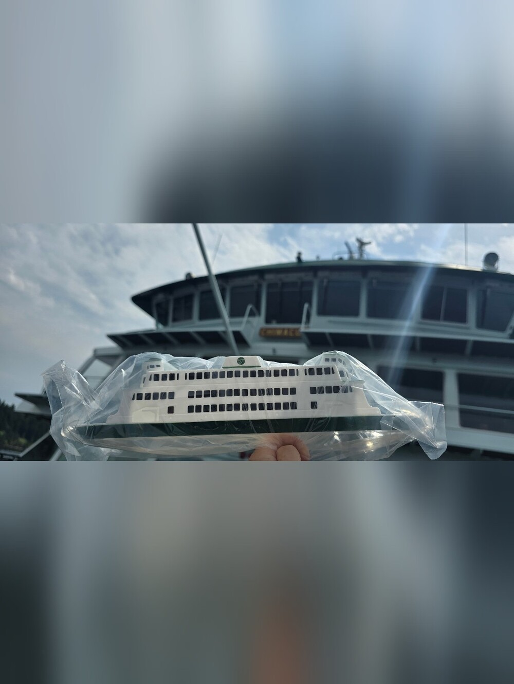 Rare Washington State Ferry Food Tray Souvenir Collectible New Popcorn
